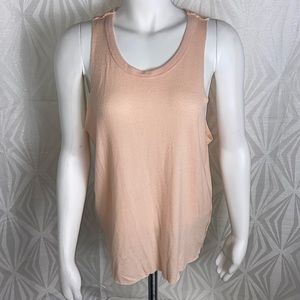 🦋We The People Peach Inside Out Soft Tank Top